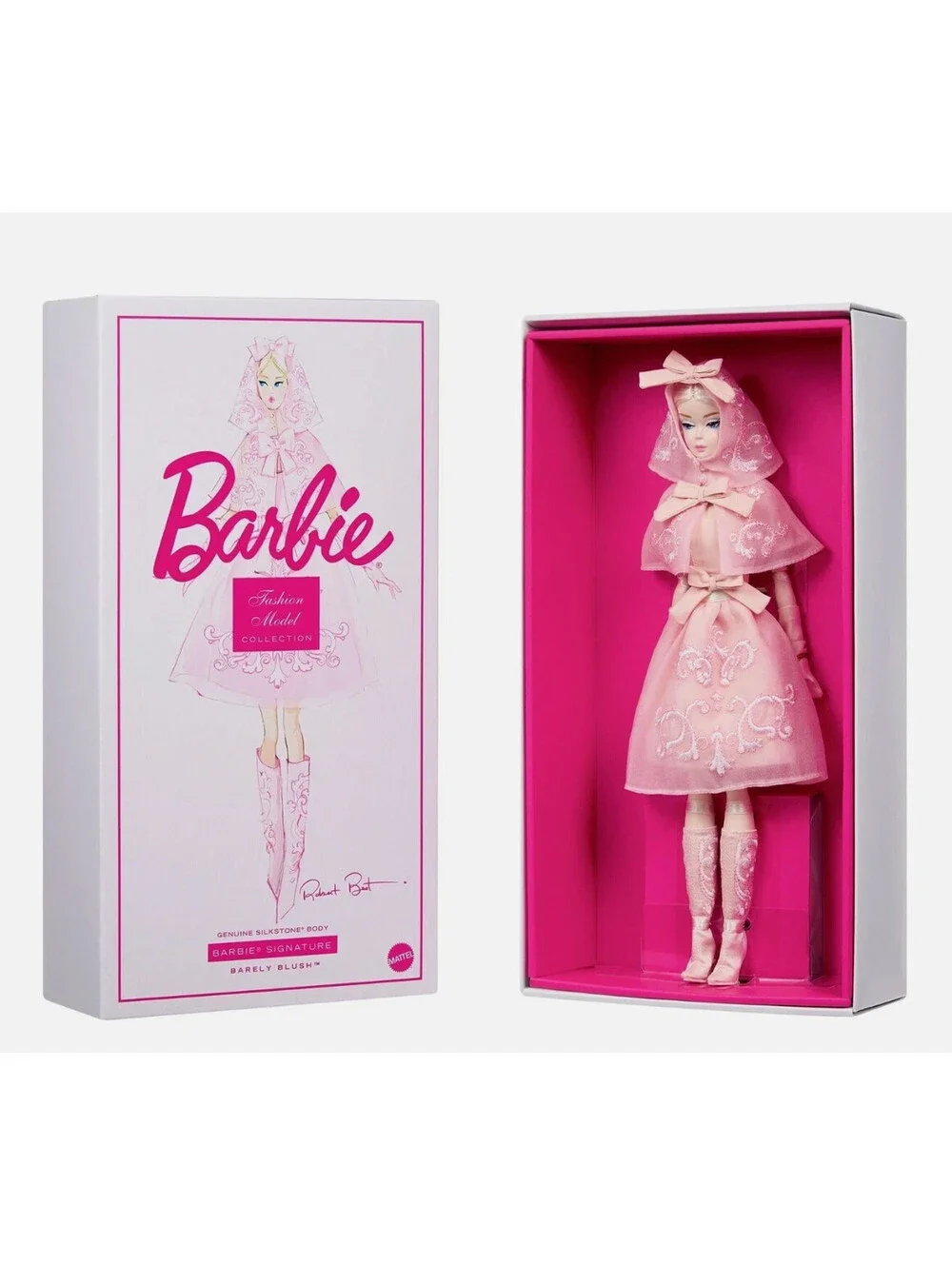 Barbie Fashion Model Collection Barely Blush Doll #5 (JJX49) New